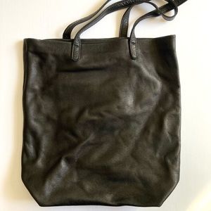 BAGGU basic leather tote